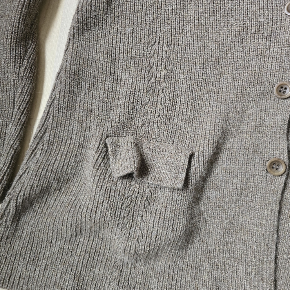 Eileen Fisher 100% Baby Alpaca Button Front Cardigan Size XL - Picture 6 of 12